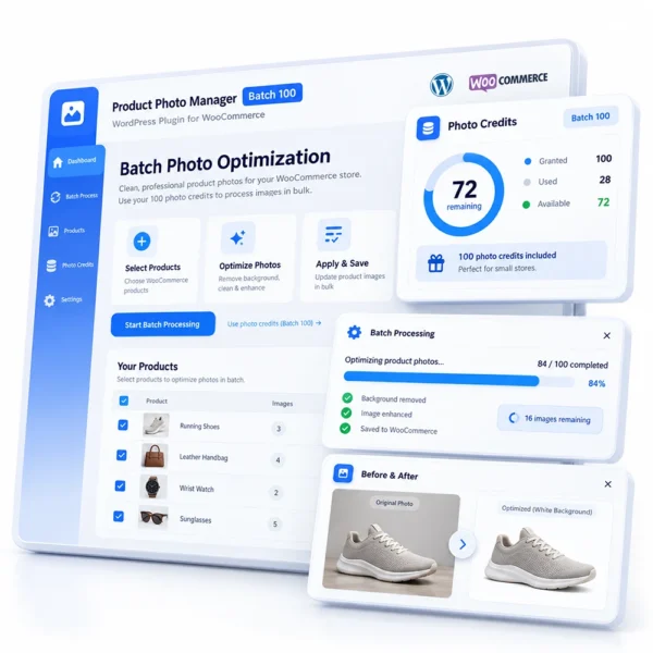 Product Photo Manager Batch 100